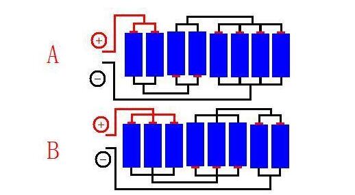 电池并联