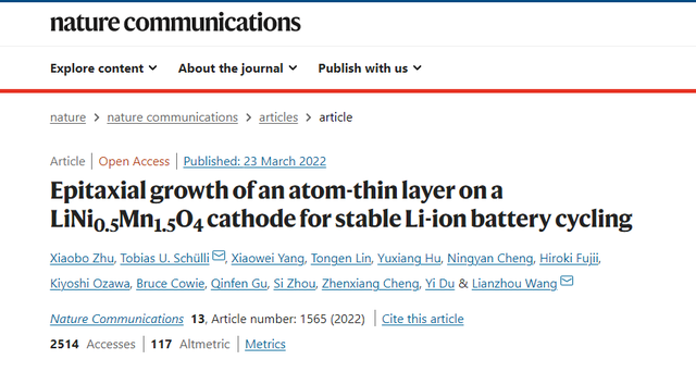 纳米涂层延长锂离子电池使用寿命