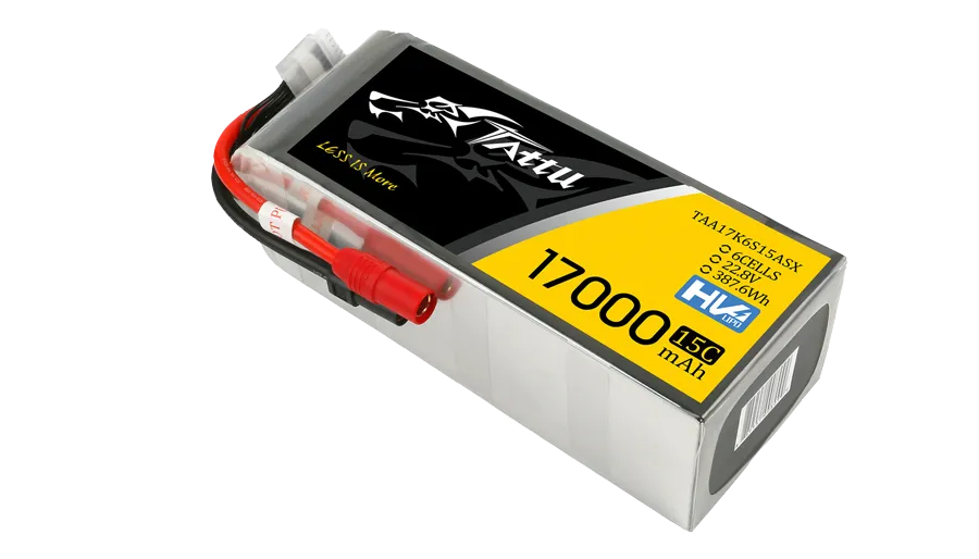 17000mAh软包无人机锂电池高压版tattu 22.8V