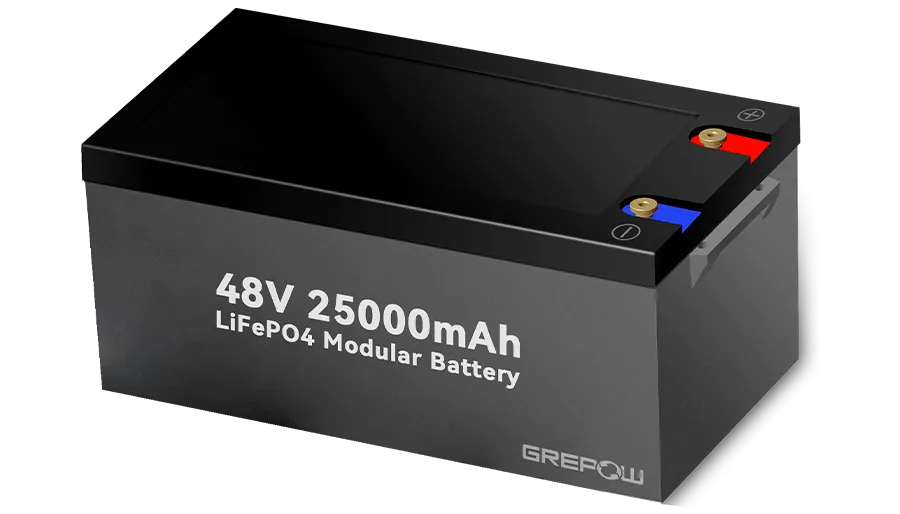 48V 25000mAh模块化磷酸铁锂电池