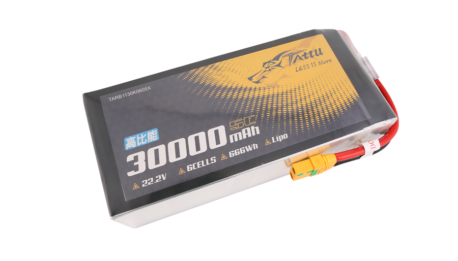 TATTU NMC811软包30000mAh无人机电池