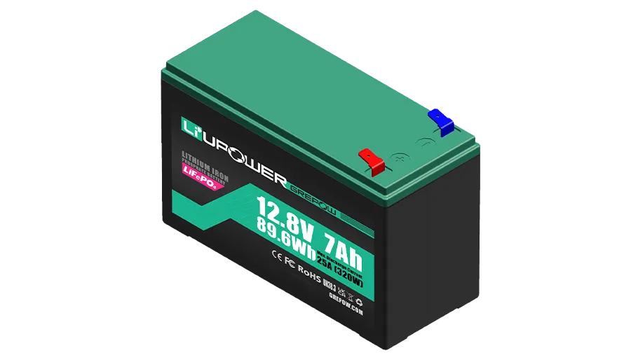 12V 7Ah 5C放电倍率Li+UPower系列UPS电源模块化电池