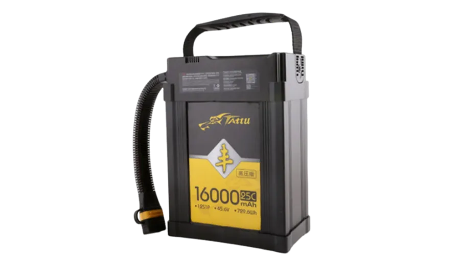 Tattu丰16000mAh 25C 45.6V 12S高压版智能无人机电池