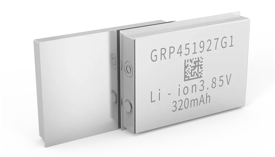 GRP451927G1钢壳异形可充电锂离子电池