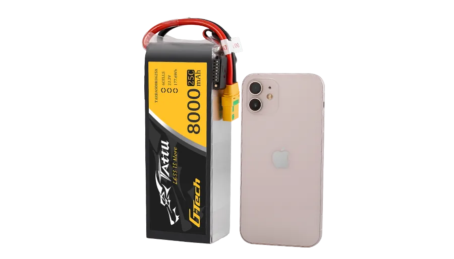 TATTU 8000mAh 25C 22.2V 6S