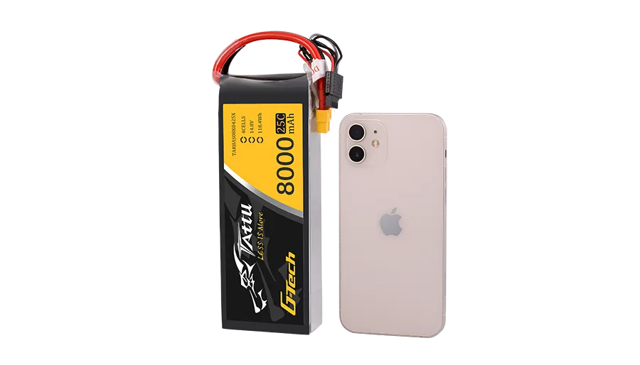 TATTU 8000mAh 25C 14.8V 4S