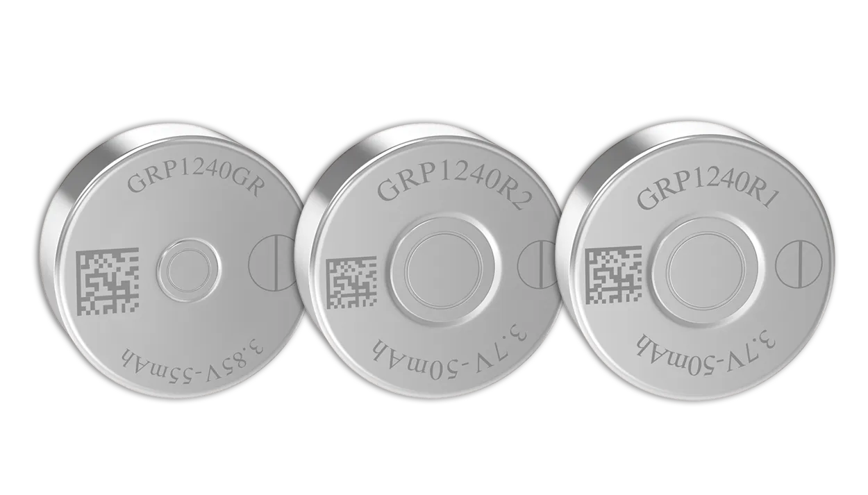 	 GRP1240系列低温锂离子纽扣电池