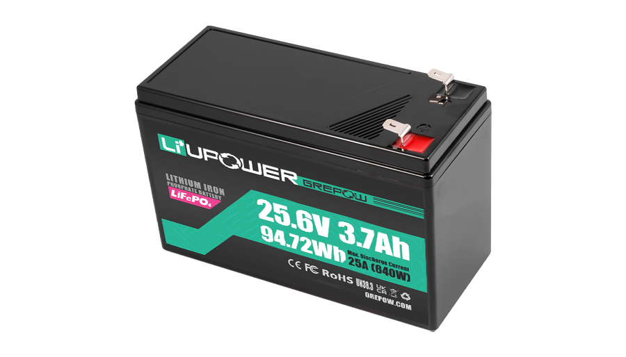 24V 3.7Ah 35C放电倍率Li+UPower系列UPS电源模块化电池