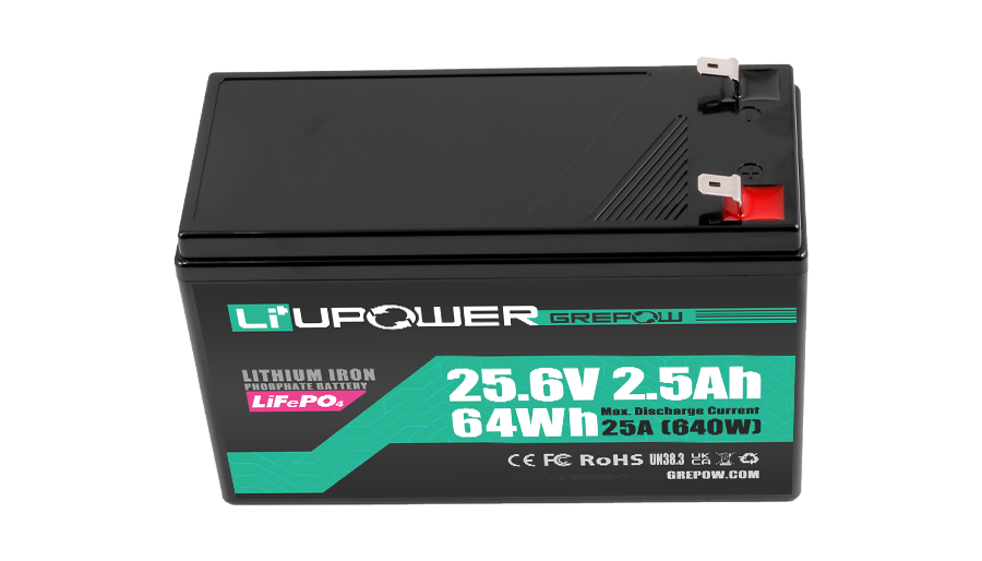 24V 2.5Ah 35C放电倍率Li+UPower系列UPS电源模块化电池