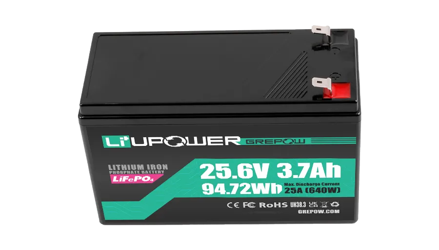 24V 3.7Ah 35C放电倍率Li+UPower系列UPS电源模块化电池