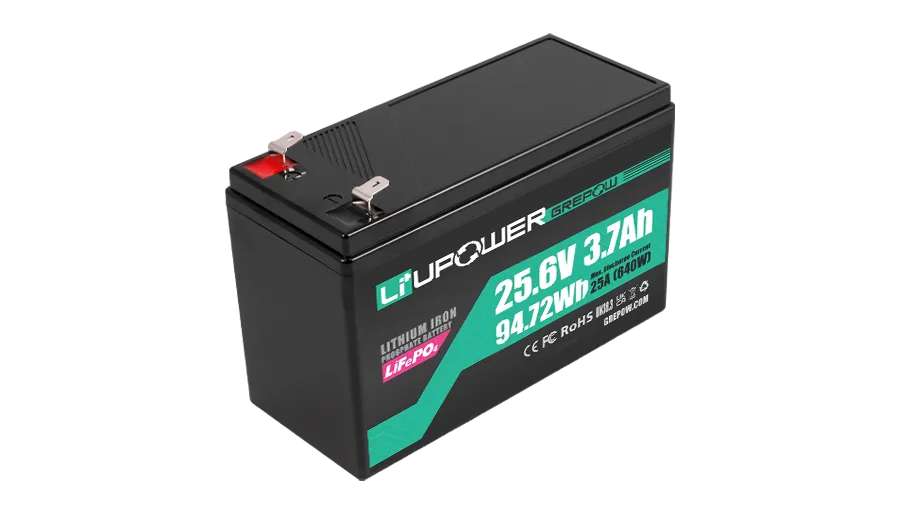 24V 3.7Ah 35C放电倍率Li+UPower系列UPS电源模块化电池