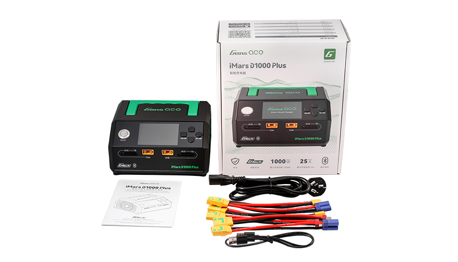 格氏ace iMars Dual/D1000双通道智能平衡充电器