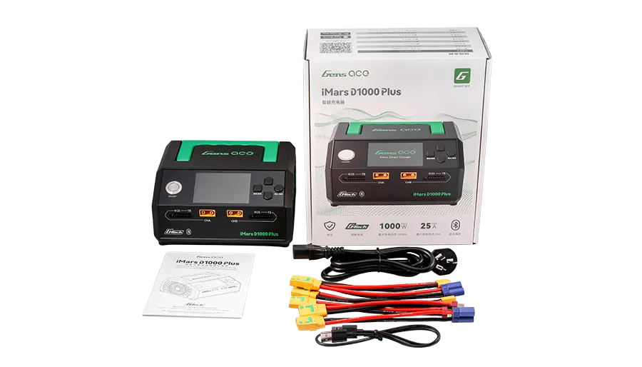 格氏ace iMars Dual/D1000双通道智能平衡充电器