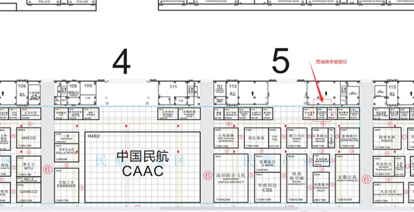 2022年第十四届珠海中国航展展位图
