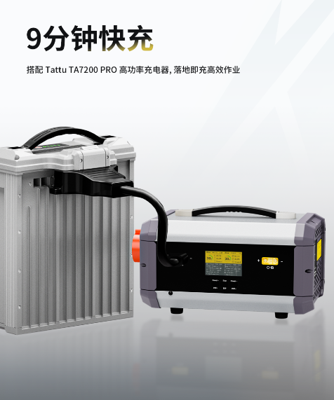 Tattu 4.0 18S 35Ah无人机电池 9分钟快充