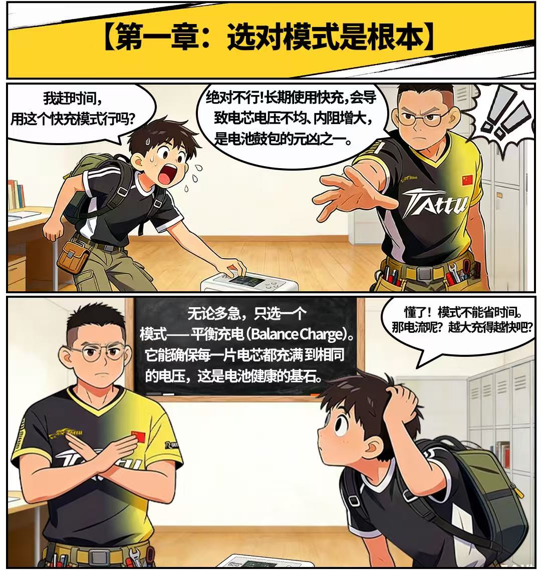穿越机电池充电养护指南-选对模式