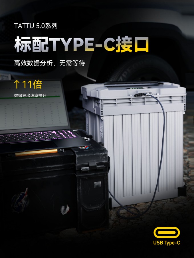 Tattu5.0标配TYPE-C接口 Tattu5.0标配TYPE-C接口
