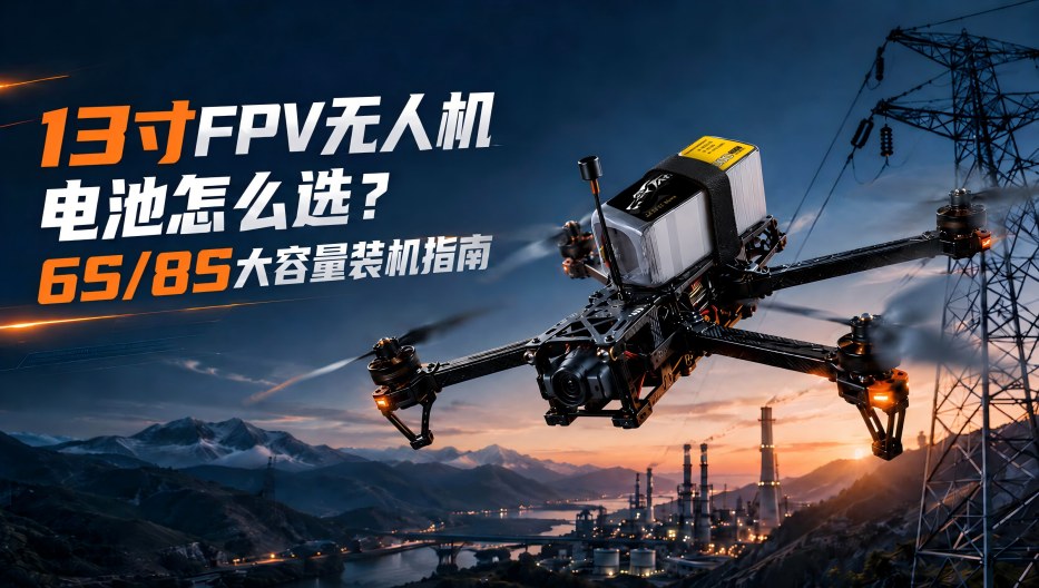 13寸FPV无人机电池怎么选？