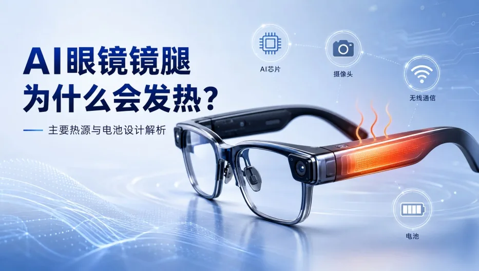 格瑞普AI眼镜极窄电池